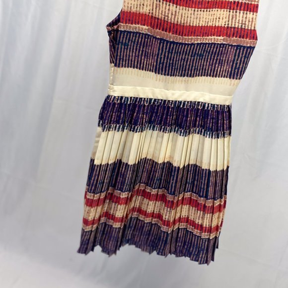 Nautical Pleated A Line Dress with Pockets Rachel by Rachel Roy - Picture 4 of 15